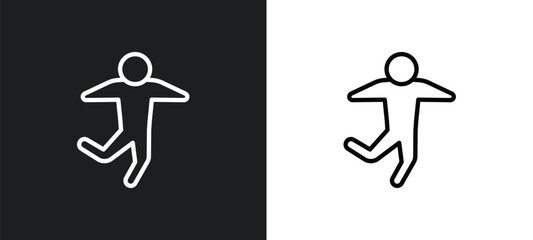Poster - good human icon isolated in white and black colors. good human outline vector icon from feelings collection for web, mobile apps and ui.