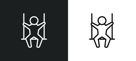 Poster - free human icon isolated in white and black colors. free human outline vector icon from feelings collection for web, mobile apps and ui.