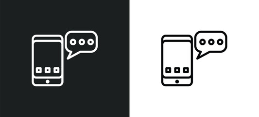 Poster - from electrian connections collection. thin icon isolated in white and black colors. from electrian 