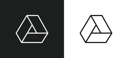 Poster - drive icon isolated in white and black colors. drive outline vector icon from electronic devices collection for web, mobile apps and ui.