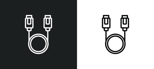 Poster - sata icon isolated in white and black colors. sata outline vector icon from electronic devices collection for web, mobile apps and ui.