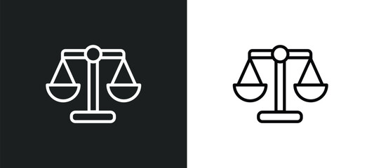 Poster - law icon isolated in white and black colors. law outline vector icon from education collection for web, mobile apps and ui.