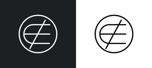 Poster - is not an element of icon isolated in white and black colors. is not an element of outline vector icon from education collection for web, mobile apps and ui.