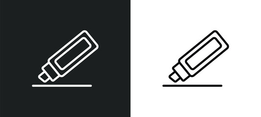 Poster - corrector icon isolated in white and black colors. corrector outline vector icon from education collection for web, mobile apps and ui.