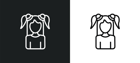 Poster - kid icon isolated in white and black colors. kid outline vector icon from education collection for web, mobile apps and ui.