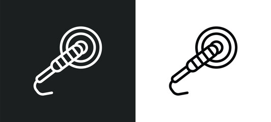 Aufkleber - polishers icon isolated in white and black colors. polishers outline vector icon from construction tools collection for web, mobile apps and ui.