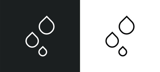 Poster - liquid icon isolated in white and black colors. liquid outline vector icon from cleaning collection for web, mobile apps and ui.
