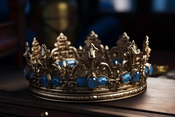 Medieval crown of royalty