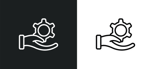 Poster - revenue icon isolated in white and black colors. revenue outline vector icon from business and analytics collection for web, mobile apps and ui.