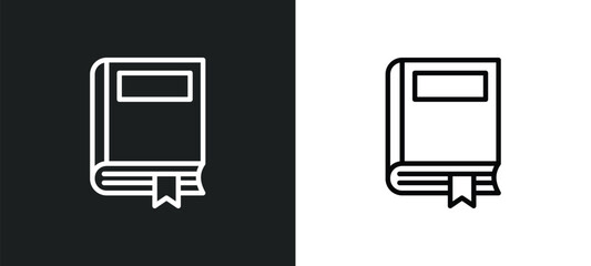 Poster - story icon isolated in white and black colors. story outline vector icon from business collection for web, mobile apps and ui.