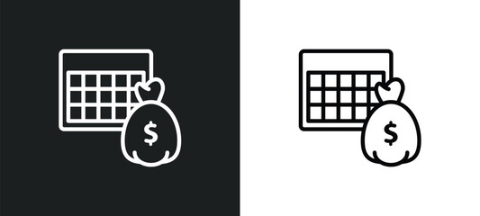 Poster - economy games icon isolated in white and black colors. economy games outline vector icon from business collection for web, mobile apps and ui.