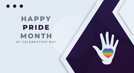 Happy Pride Month LGBT Celebration Vector Design Illustration for Background, Poster, Banner, Advertising, Greeting Card