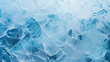 Abstract ice background. Blue background with cracks on the ice surface