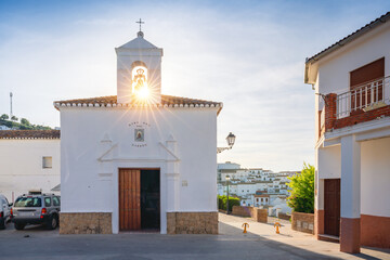 Wall Mural - Ermita de Nuestra Senora del Carmen (Our Lady of Mount Carmel Hermitage) - Setenil de las Bodegas, Andalusia, Spain