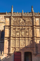 Sticker - Old University of Salamanca Building Plateresque Facade - Salamanca, Spain