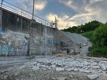 Concrete Wall With Graffiti