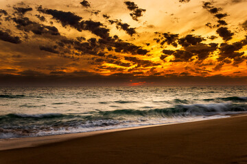 Fototapete - atardecer