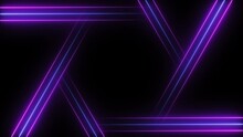 Abstract Neon Lines Technology Background