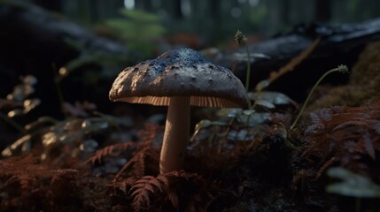 Wall Mural - mushroom in the forest