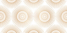 Vector Illustration Seamlessly Patterned Halftone Dots And Circles Abstracted Backgrounds For Fashionable Wrapping Papers, Book Cover, Digital Interfaces, Prints Design Templates Material Advertising