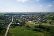 Aerial view of Werbkowice, Poland