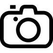 © dhtgstockphoto - photo camera bold lined icon for decoration, website, web, mobile app, printing, banner, logo, poster design, etc.