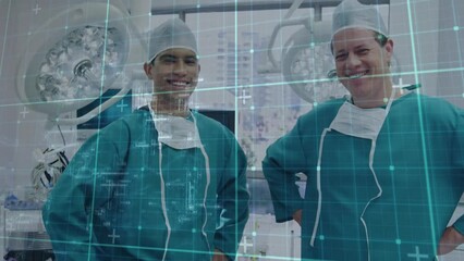 Poster - Animation of data processing over diverse surgeons in hospital