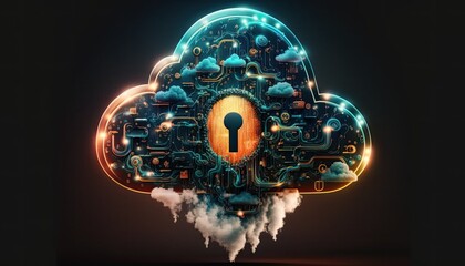 syber security of cloud network. generative ai
