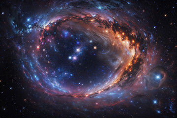 Wall Mural - colorful space galaxy cloud nebula. stary night cosmos. universe science astronomy. supernova backgr