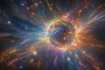 Wall Mural - colorful space galaxy cloud nebula. stary night cosmos. universe science astronomy. supernova backgr