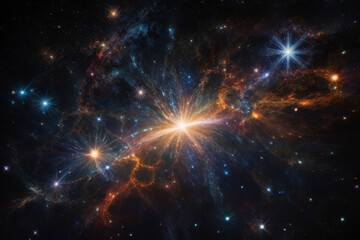 Wall Mural - colorful space galaxy cloud nebula. stary night cosmos. universe science astronomy. supernova backgr