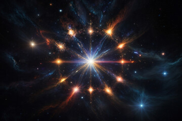Wall Mural - colorful space galaxy cloud nebula. stary night cosmos. universe science astronomy. supernova backgr
