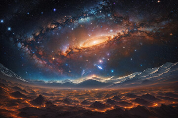 Wall Mural - colorful space galaxy cloud nebula. stary night cosmos. universe science astronomy. supernova backgr