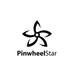 Canvas Print - Pinwheel star logo