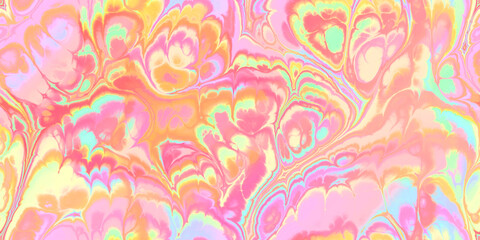 Wall Mural - bright candy colors marbled and melted seamless tile