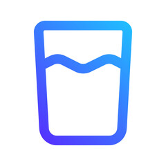 Poster - glass gradient icon