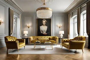 luxury interior generated Ai 