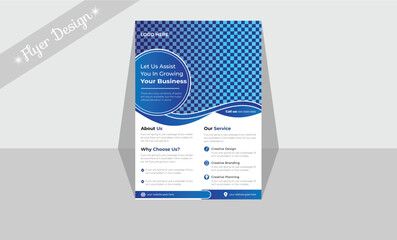 Poster - flyer for a corporate business 