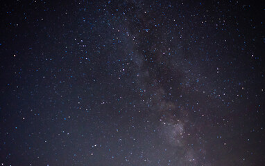 Wall Mural - starry night cosmos sky background
