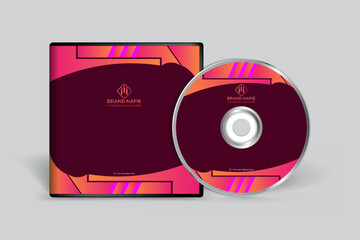 Wall Mural - Flat design minimal CD cover design