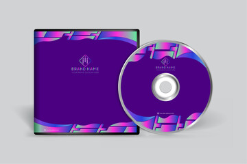 Wall Mural - Gradient abstract CD cover template