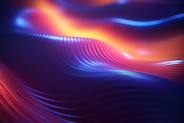 Aufkleber - Abstract background with wavy line pattern. AI generated