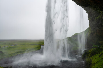  Seljalandsfoss waterfall, beautiful waterfall in Southern Iceland