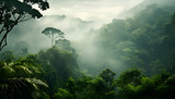 Mist Surround Pristine Rainforest