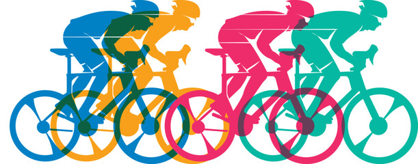 Great elegant vector editable bicycle race poster background design for your championship community event	