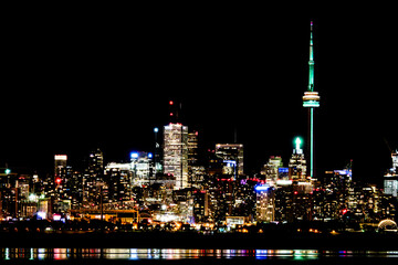 A View of the Toronto Skyline From Colonel Samuel Smith Park in Etobocoke