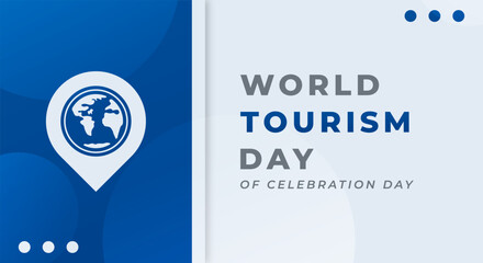 World Tourism Day Celebration Vector Design Illustration for Background, Poster, Banner, Advertising, Greeting Card