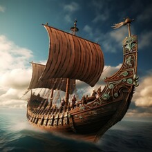 Viking Longship | Generative AI