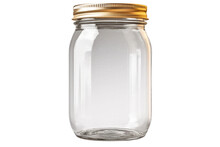 Mason Jar. Isolated Object, Transparent Background