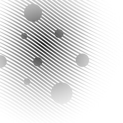 Wall Mural - Diagonal lines halftone effect. Abstract black and white background with curve lines and waves. Banner.